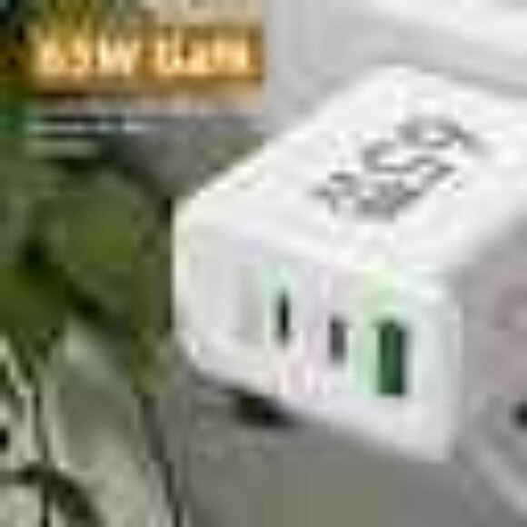 65W USB GaN Charger Type‎ C Fast Charge Wall Charger Phone Power Adapter 3 ports - Picture 4 of 6